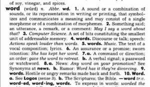 words