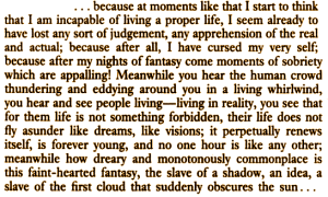 Fyodor Dostoyevsky, “White Nights”