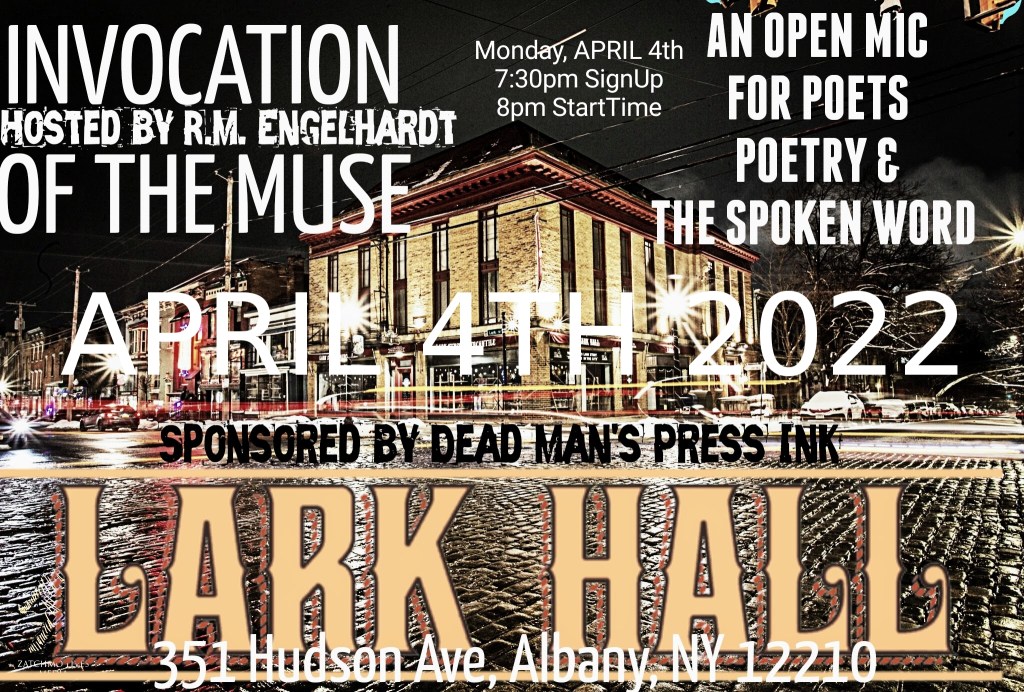 INVOCATION OF THE MUSE: Open Mic For Poets Moving To Lark Hall&nbsp;04.04.22