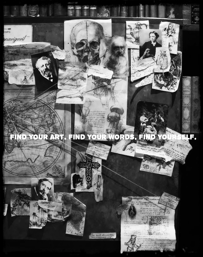 Find your art. Find your words. Find yourself. ~R.M.&nbsp;Engelhardt